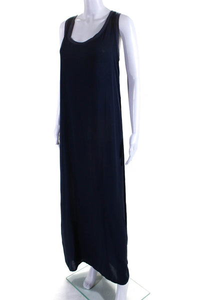 Velvet for Calypso St. Barth Womens Scoop Neck Sleeveless Tank Dress Navy Size M