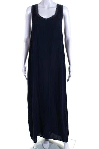 Velvet for Calypso St. Barth Womens Pullover A-Line Maxi Tank Dress Navy Size M