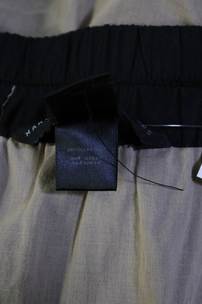 Marc By Marc Jacobs Women's Elastic Waist Lined Pockets Mini Skirt Black Size M