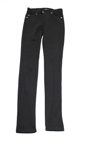 7 For All Mankind AG Adriano Goldschmied Womens Skinny Pants Black Size 25 Lot 3