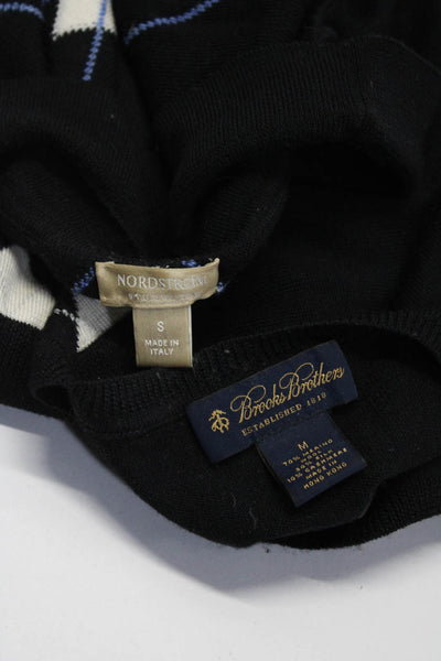 Brooks Brothers Women's Short Sleeves Pullover Sweater Black Size M Lot 2