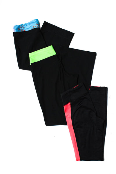 Nike Under Armour Women's Midrise Basic Capri Legging Black Blue Size S Lot 3