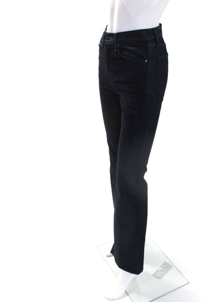 Rag & Bone Womens High Rise Flared Leg Jeans Pants Dark Wash Blue Size 24