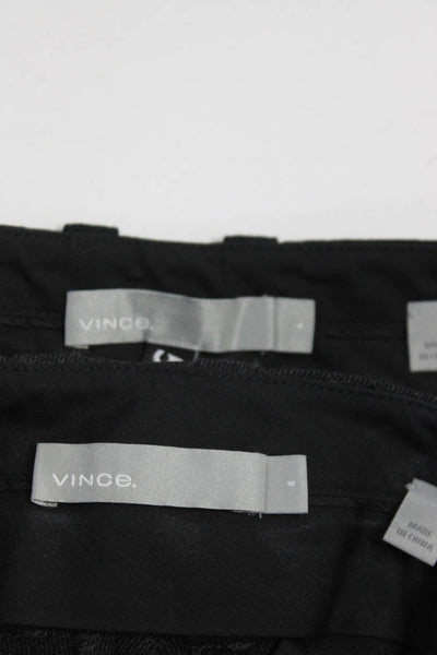 Vince Womens Dark Gray Wool High Rise Straight Leg Dress Pants Size 8 lot 2