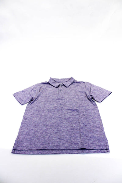 Crewcuts Boys Collared Short Sleeves Polo Shirt Purple Size M Lot 4