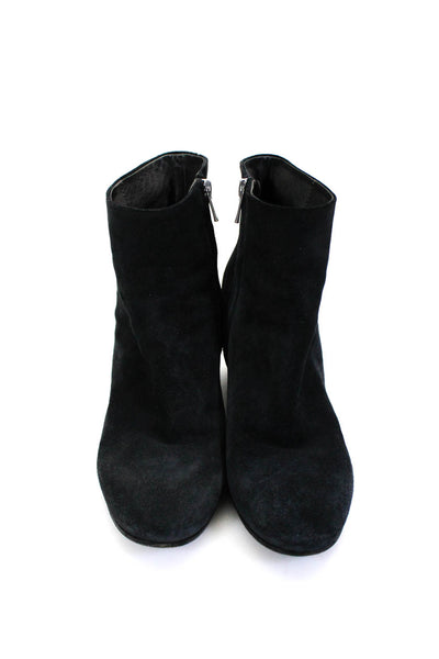 Officine Creative Womens Suede Zip Up Ankle Boots Black Size 37 7
