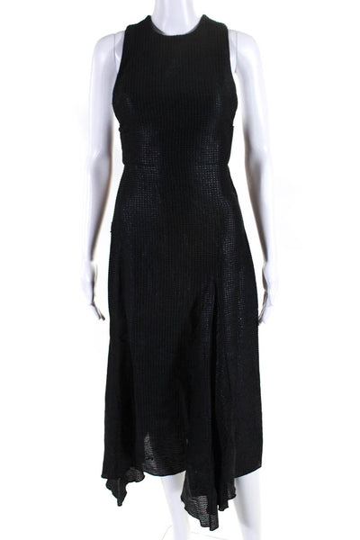 Ellery Womens Sleeveless Halter Neck Cross Back A Line Dress Black Size 2