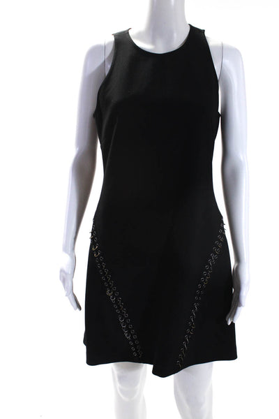 Elizabeth and James Women's Sleeveless Fit Flare Mini Dress Black Size 8