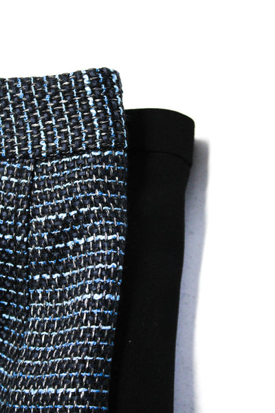 Halogen Calvin Klein Womens Tweed Pencil Skirt Dress Pants Blue Black 4P 6 Lot 2