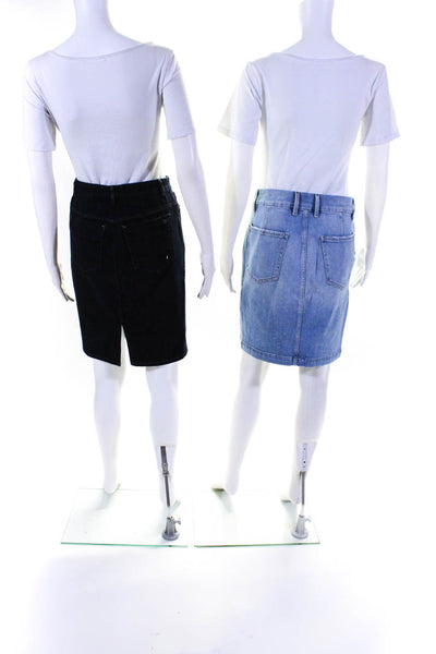 Frame Denim Joe's Womens Cotton Four Pocket Mini Skirt Blue Size 28 W26 Lot 2
