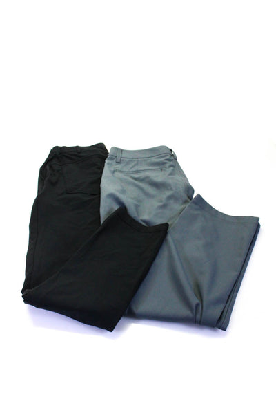 Public Rec Bonobos Mens Flat Front Skinny Golf Pants Black Gray 32/30 34/30 Lot2