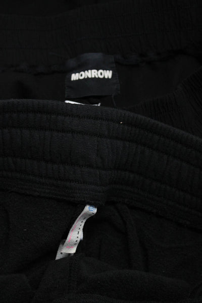 Monrow FP Movement Womens Pull On Sweatpants Black Size Large Medium Lot 2