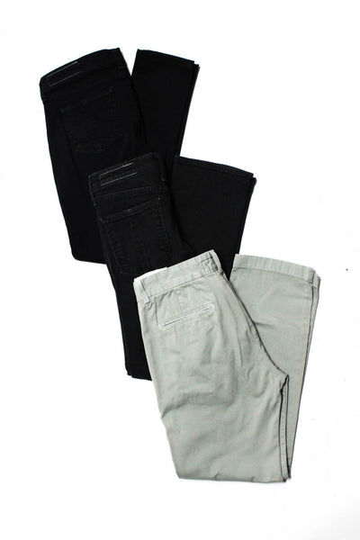 Rag & Bone Jean Current/Elliot Womens Slim Jeans Black Green Size 25 26 Lot 3