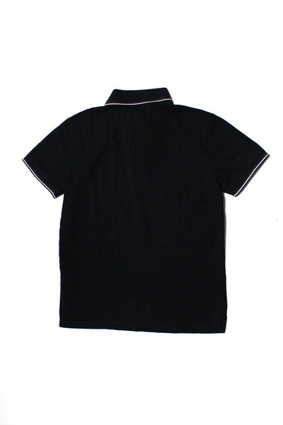 Emporio Armani Juniors Boys Short Sleeve Polo Shirt Navy Blue Size Small
