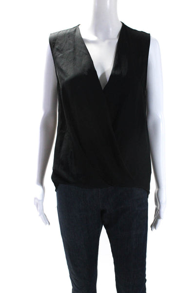 Rag & Bone Womens Sleeveless V Neck Pullover Tank Top Black Size Medium