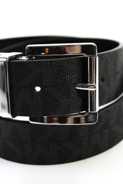 Michael Michael Kors Women's Buckle Closure Leather Trim Belt Beige Size M Lot 2