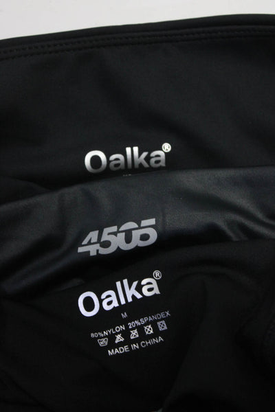 Oalka Asos Womens High Waist Athletic Leggings Pants Black Size XS Medium 2 Lot3