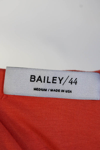 Bailey 44 Womens V Neck Sleeveless V Neck Body Con Dress Pink Size Medium