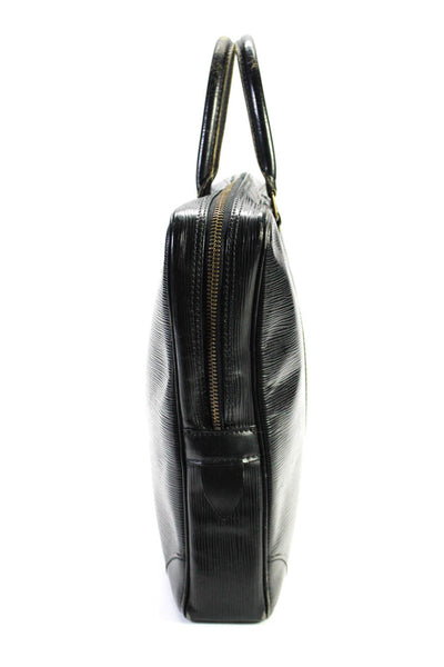 Louis Vuitton Womens Epi Leather Zip Around Porte Documents Briefcase Shoulder H