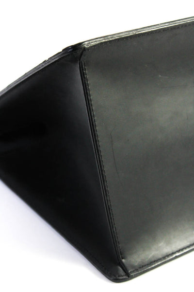 Louis Vuitton Womens Ep i Leather Riviera Gold Tone Tote Shoulder Handbag Black