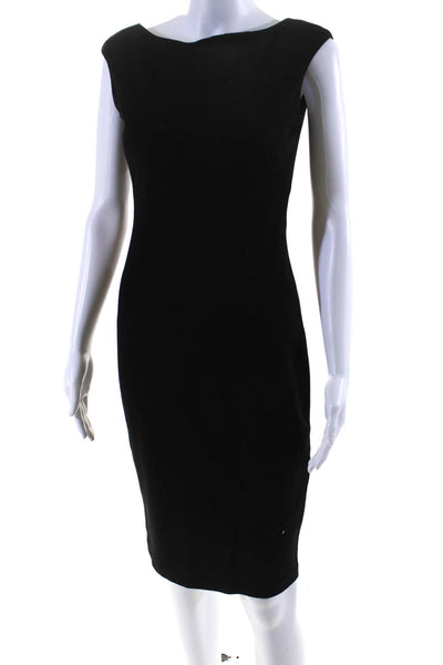 Laundry by Shelli Segal Womens Short Sleeves Body Con Dress Black Size 2