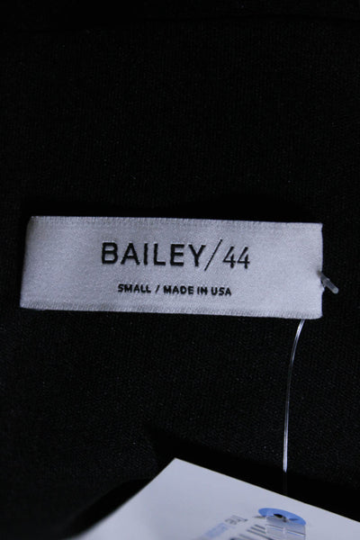 Bailey 44 Womens Buttoned Zipped Square Neck Sleeveless Midi Dress Black Size S
