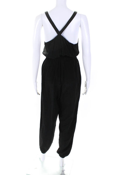Bailey 44 Womens Buttoned Zipped Square Neck Sleeveless Midi Dress Black Size S