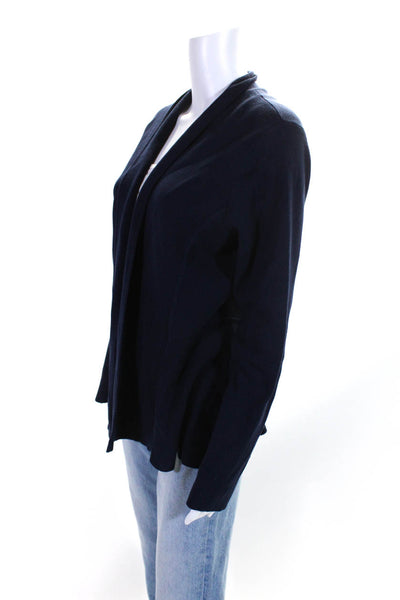 Eileen Fisher Women's Long Sleeves Open Front Cardigan Sweater Blue Size L