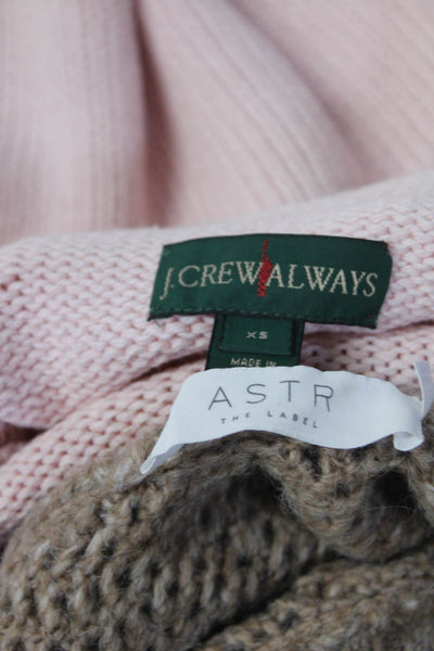 J Crew ASTR Womens Sweaters Tops Pink Size XS S Lot 2