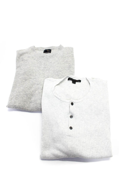 J Crew Mens Navy/White Cotton Checker Long Sleeve Button Down Shirt Size XL lot4