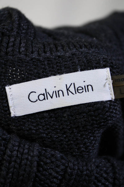 Zara Calvin Klein Womens Colorblock Knitted Button Dresses Black Size S L Lot 2