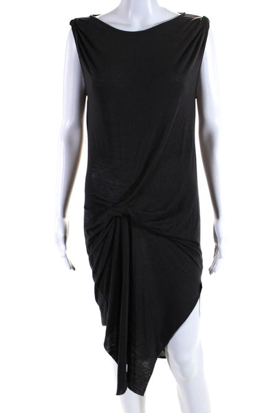 Allsaints Womens Sleeveless Riviero Devo Maxi Dress Gray Size Small