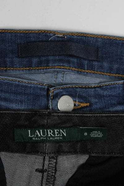 Lauren Ralph Lauren Joes Womens Jeans Black Blue Size 8 30 Lot 2