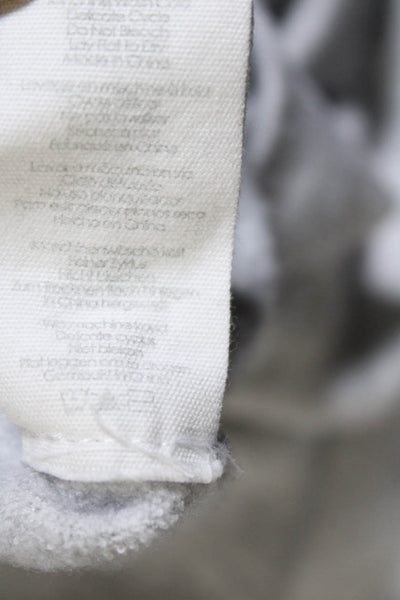 PJ Salvage Womens Pullover Crew Neck Striped Sweater Gray Multi Cotton Medium