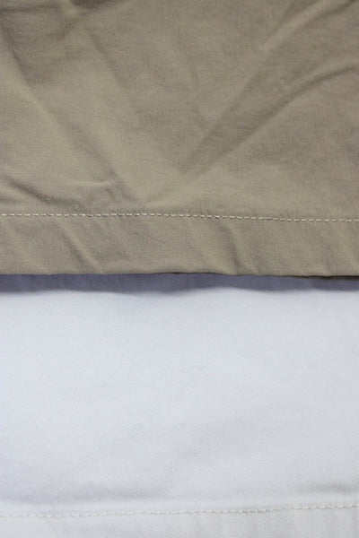 J Crew Vineyard Vines Mens Tech Khaki Chino Shorts Brown White Size 29 30 Lot 2