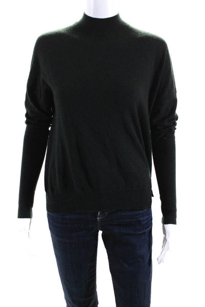 J Brand Womens Wool Blend Long Sleeve Pullover Turtleneck Knit Top Black Size XS