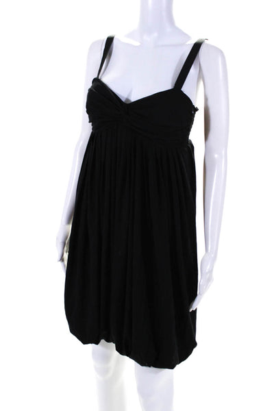 Catherine Malandrino Womens Sleeveless Bubble Dress Black Size Small