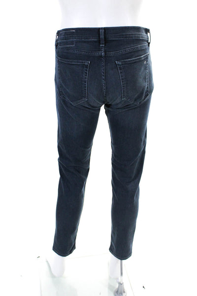 Rag & Bone Mens Button Fly Fit 1 Skinny Leg Jeans Blue Denim Size 32