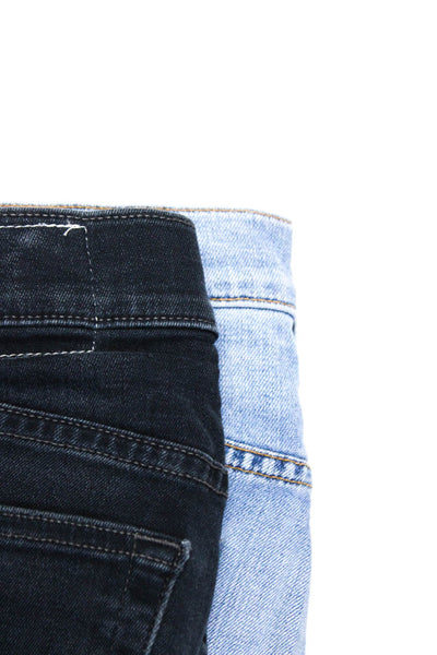 Rag & Bone Womens Blue Light Wash Fly Button Skinny Leg Jeans Size 31 Lot 2