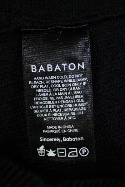 Splendid Babaton Womens Cotton Long Sleeve Striped Sweater Green Size M Lot 2