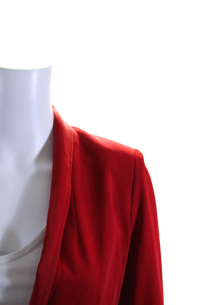 Monica Rose For Lovers & Friends Womens Red One Button Long Sleeve Blazer SizeXS