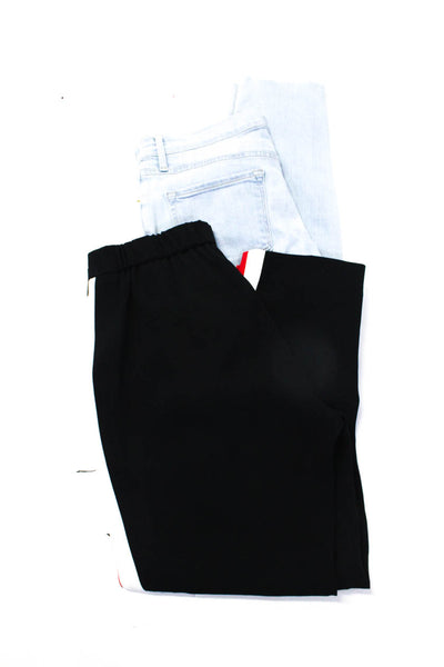 Frame Babaton Womens Cotton Distress Striped Jeans Pants Blue Size 4 29 Lot 2