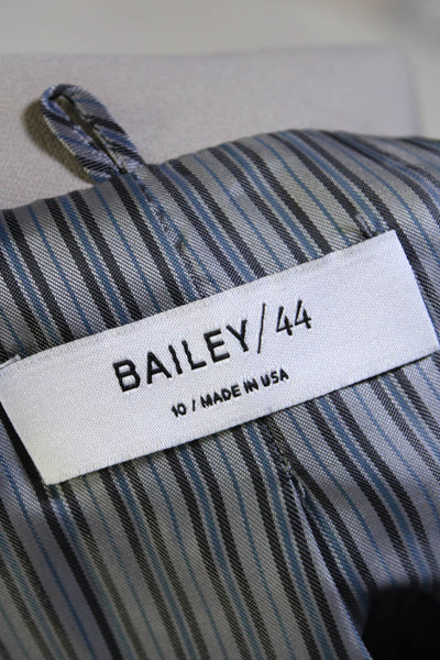 Bailey 44 Womens Single Button Blazer Jacket Beige Size 10