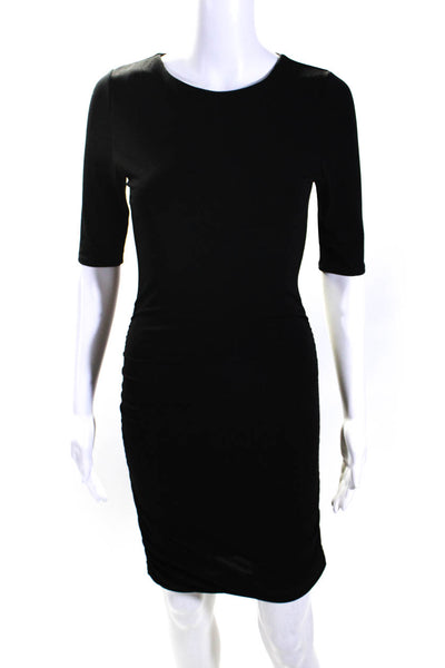 Alice + Olivia by Stacey Bendet Womens Short Sleeved Bodycon Dress Black Size XS