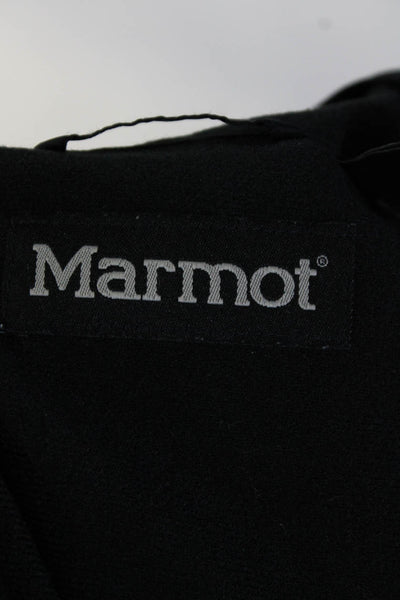 Marmot Womens Black Mock Neck Full Zip Long Sleeve Jacket Size M