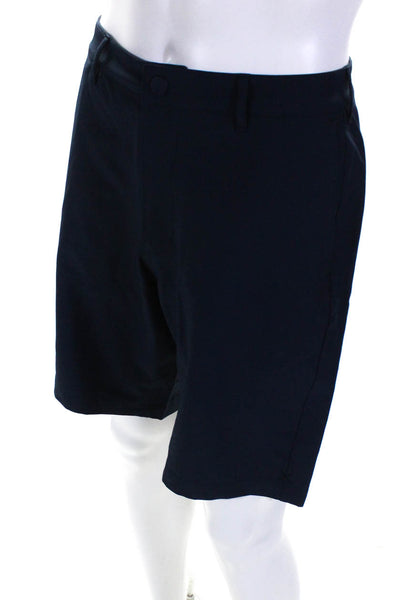 X Cuts Mens Venture COZ Flat Front 9" Golf Shorts Pacific Blue Size 34