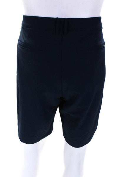 X Cuts Mens Venture COZ Flat Front 9" Golf Shorts Pacific Blue Size 34