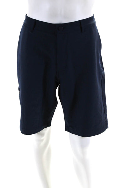 X Cuts Mens Venture COZ Flat Front 9" Golf Shorts Pacific Blue Size 28
