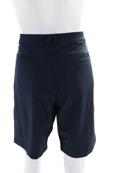 X Cuts Mens Venture COZ Flat Front 9" Golf Shorts Pacific Blue Size 28
