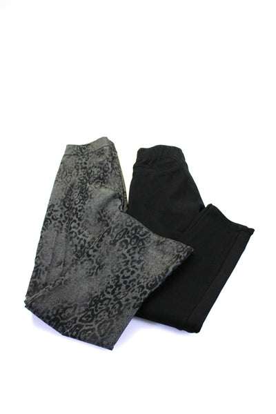 Avenue Montaigne Rag & Bone/Jeans Womens Gray Leopard Print Pants Size 0 2 LOT 2